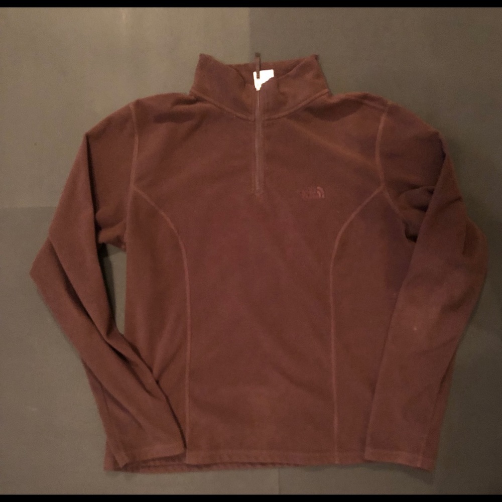 The North Face Brown TKA 100 Fleece 1/4